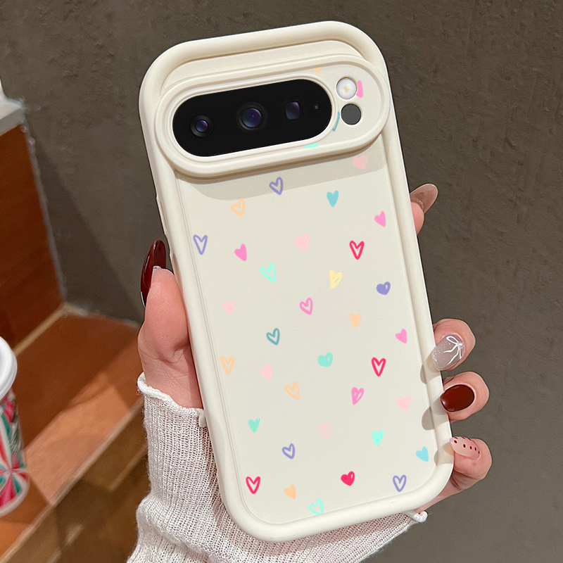 Colorful Little Hearts Soft Ca - Google Pixel 9 Pro 评论和价格