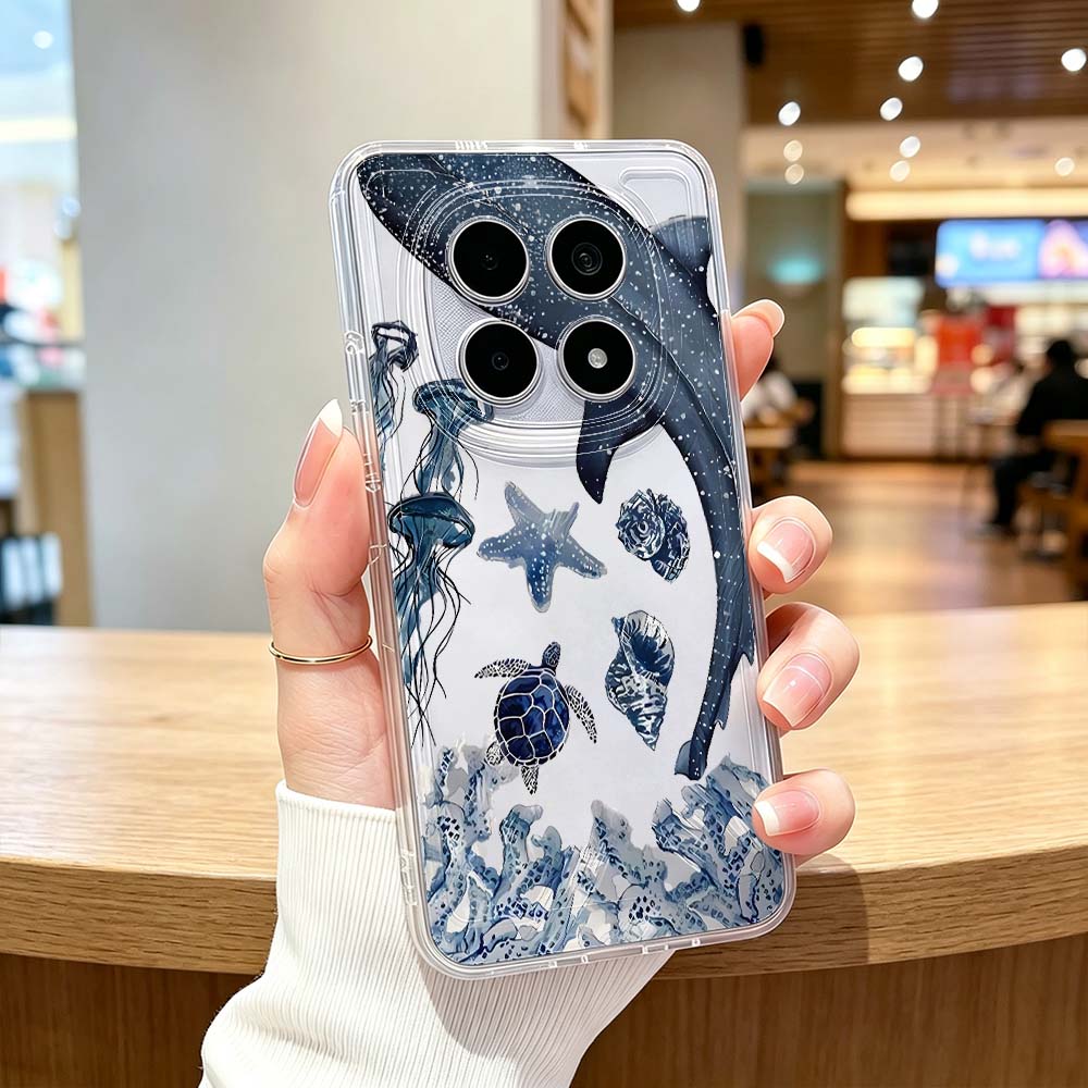 Ocean Whale Turtle Pattern Pho - Xiaomi Poco X6 评论和价格