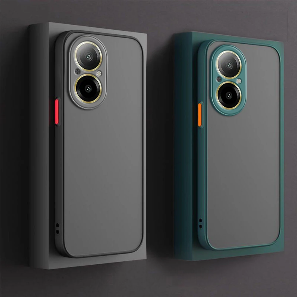 Shockproof Armor Matte Case Fo - Realme C67 评论和价格